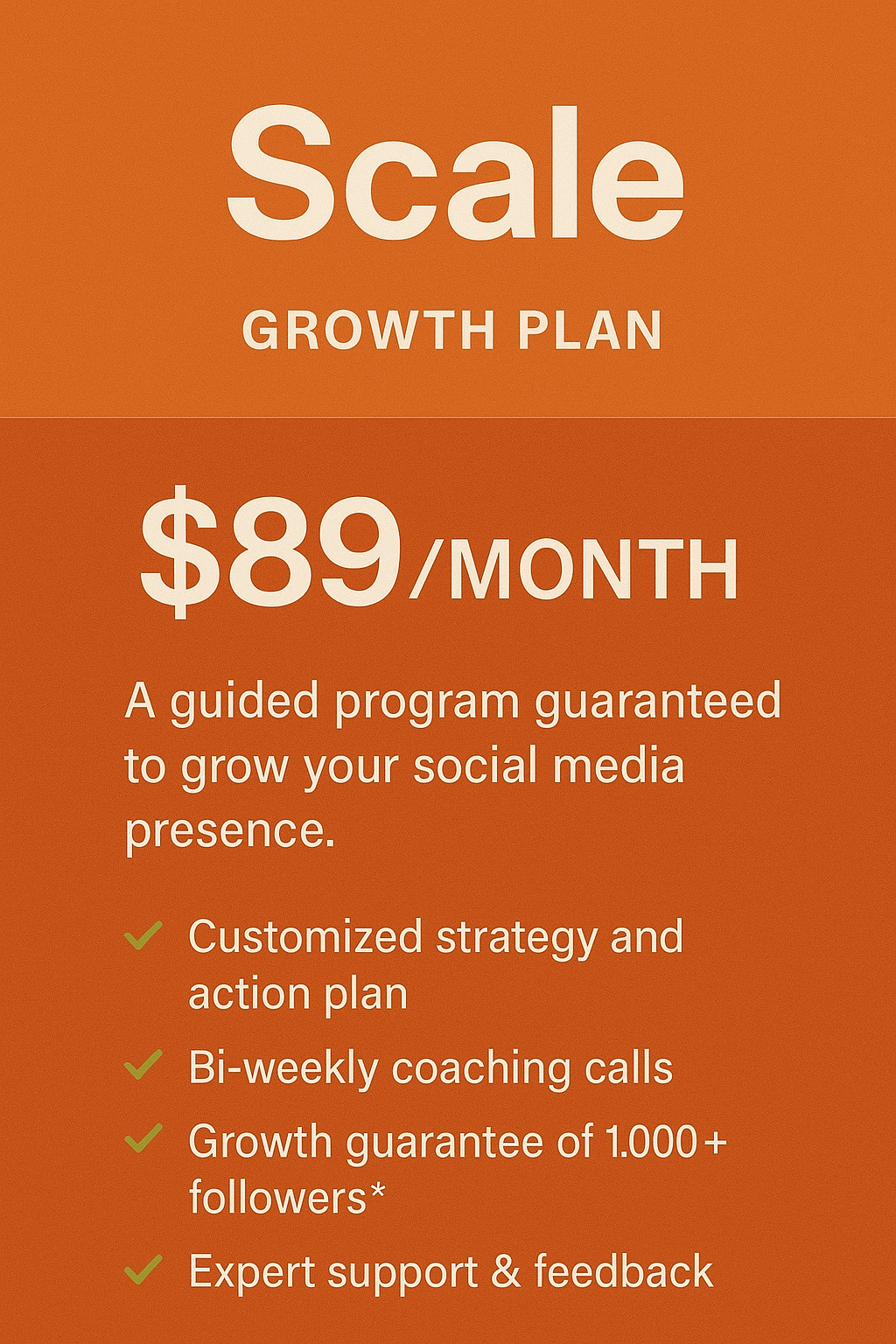 Tier 2: Scale – Growth Accelerator